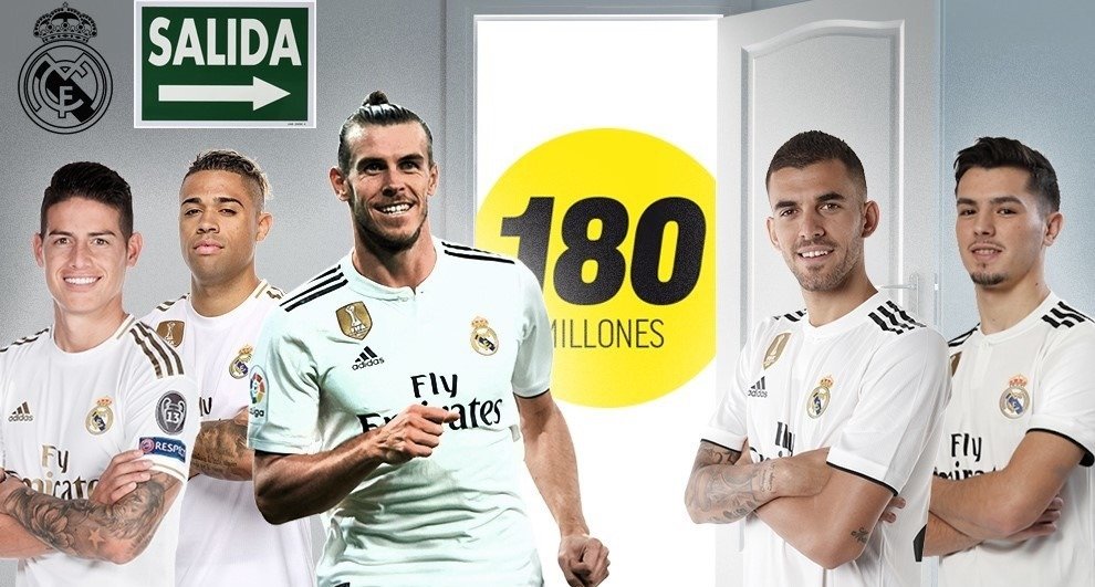Мадридский «Реал» продолжает спецоперацию «Выход» и намерен продать ещё 4 футболистов
