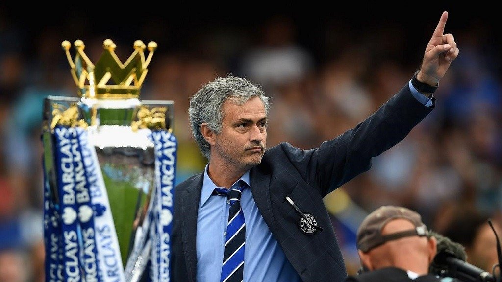 Jose Mourinho epl trophy