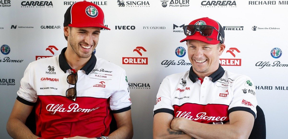 Формула-1. «Альфа Ромео» продолжит сотрудничество с пилотами Кими Райкконеном и Антонио Джовинацци в следующем сезоне