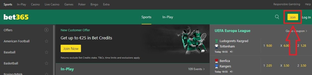 bet365 registration join now