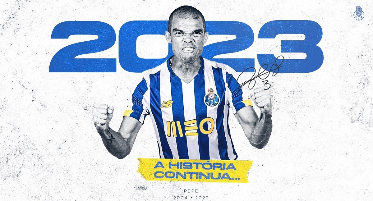 Центральный защитник «Порту» Пепе продлил контракт с клубом до 2023 года и будет играть в футбол до 40 лет