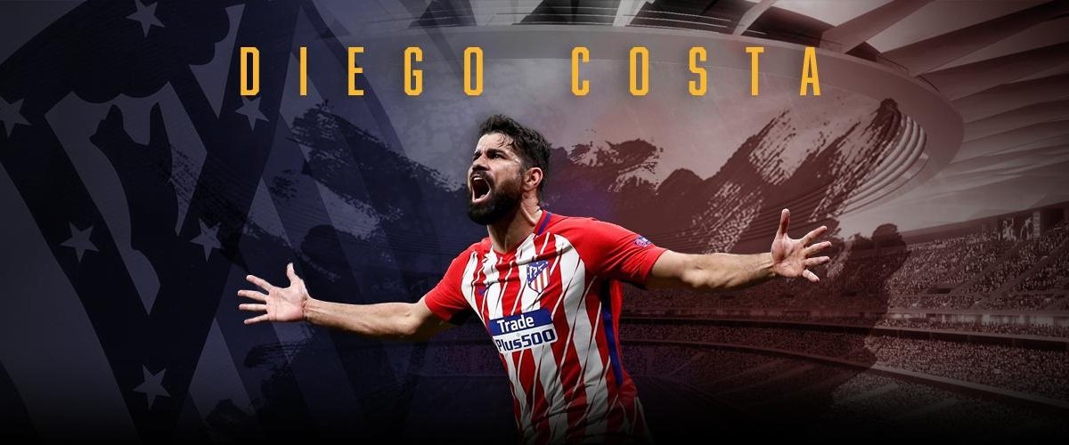 Нападающий Диего Коста стал свободным агентом, расторгнув контракт с мадридским «Атлетико»