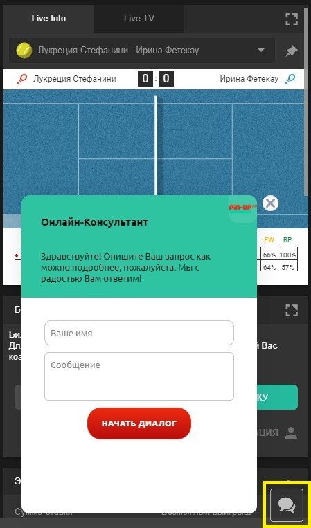 onlajn chat Bk pin up ru na sajte sluzhba podderzhki