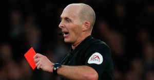 mike dean red card