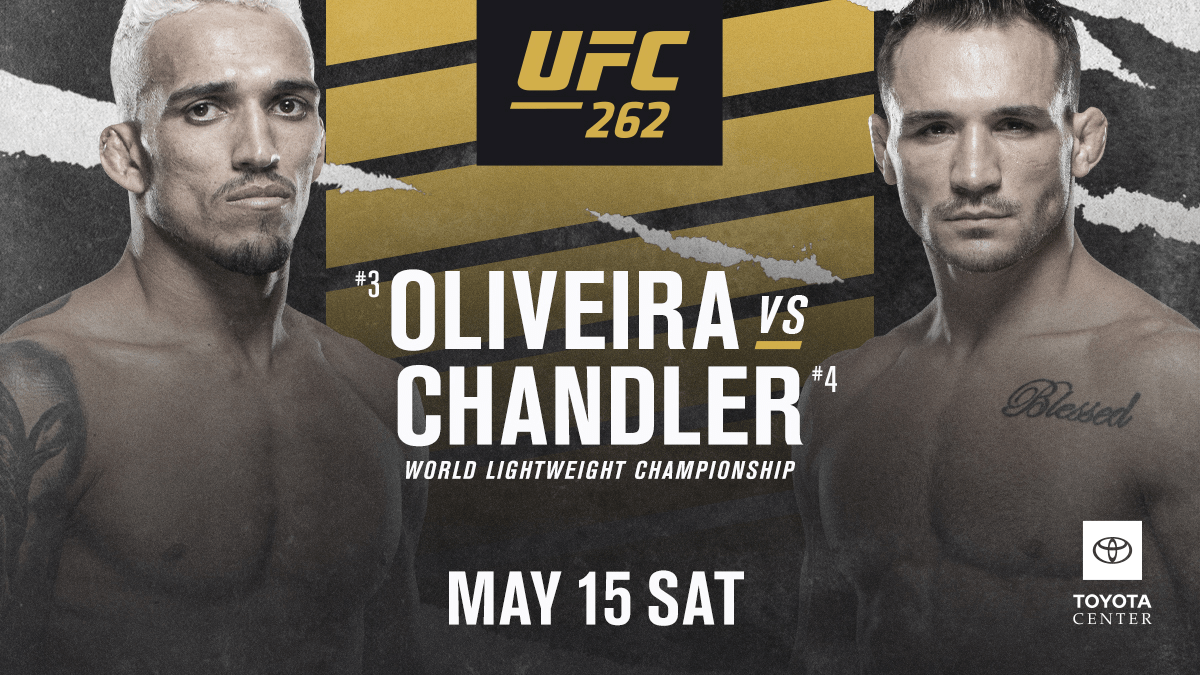 UFC 262: Оливейра vs. Чендлер: коэффициенты, ставки и превью на турнир 16 мая