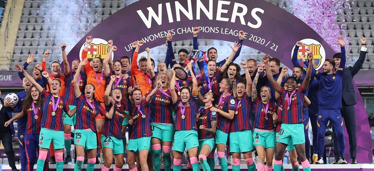 Женская команда «Барселоны» выиграла Лигу Чемпионов
