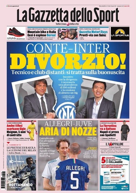 conte out inter