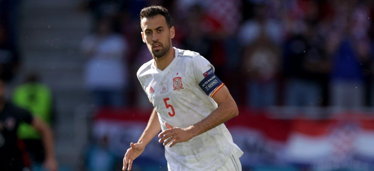 Лучшим игроком самого результативного матча Евро-2020 Хорватия – Испания назван Серхио Бускетс
