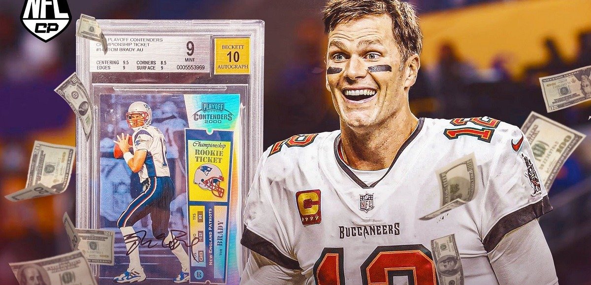 Карточка новичка с автографом легенды NFL Тома Брэди продана за рекордные 3,1 млн. долларов