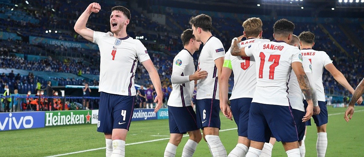 Сборная Англии установила рекорд Чемпионатов Европы, впервые в истории турнира стартовав с пяти матчей на ноль