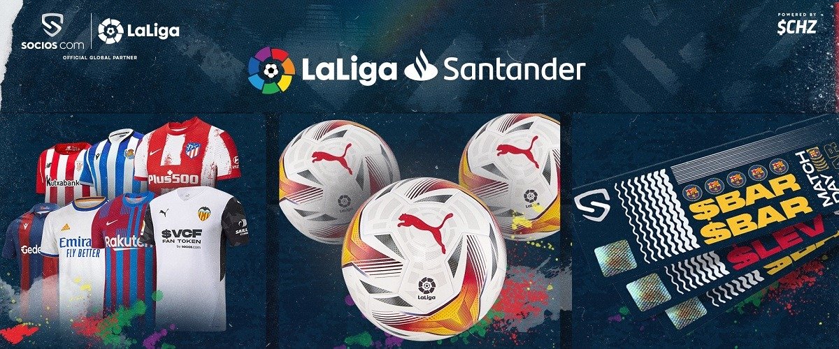 Спортбиржа Chiliz и её приложение Socios.com – новые глобальные партнёры испанской Ла Лиги
