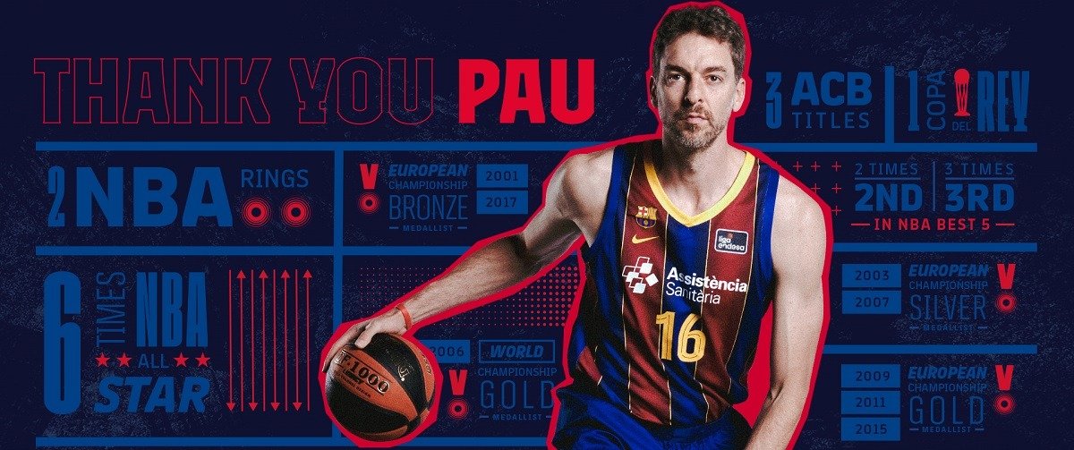 Легендарный испанский баскетболист Пау Газоль объявил о завершении карьеры игрока