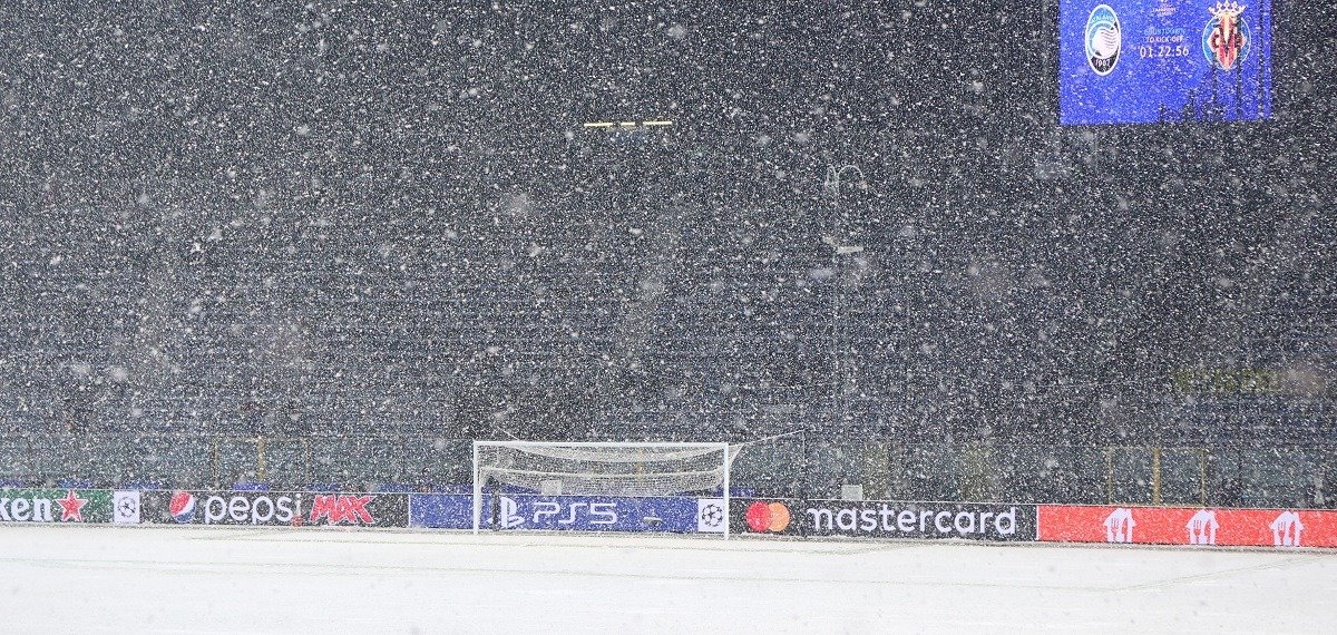Встреча Лиги Чемпионов «Аталанта» - «Вильярреал» перенесена на четверг из-за снегопада