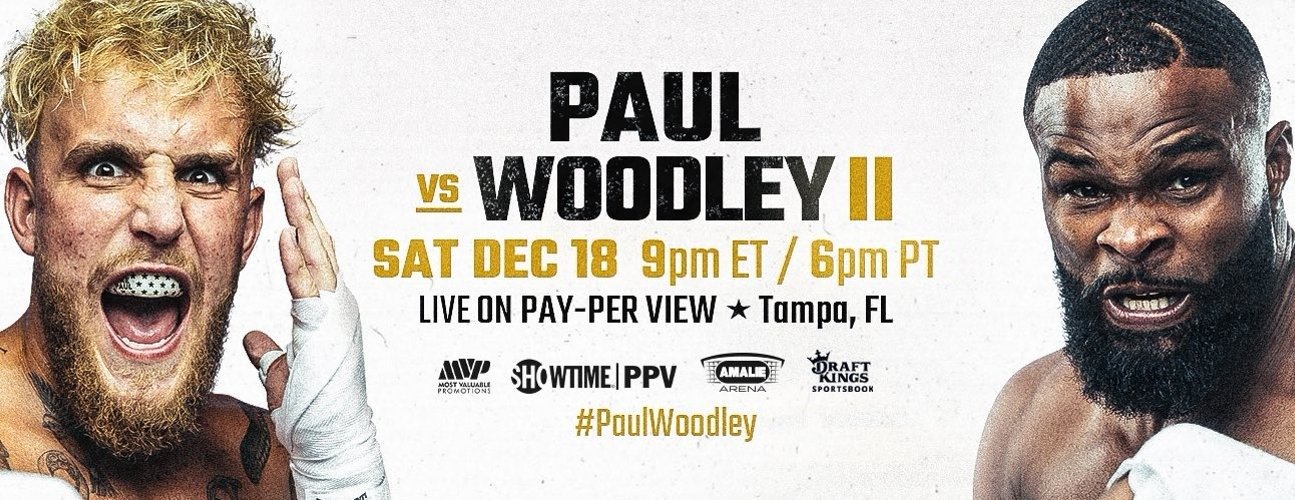 Вместо боя с Томми Фьюри у Джейка Пола состоится матч-реванш с Тайроном Вудли