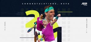 Rafa Nadal 21 Grand Slams