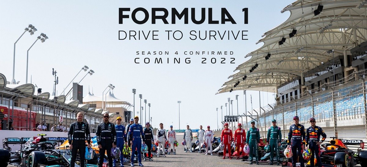 Формула-1 подтвердила дату выхода четвёртого сезона документального сериала «Драйв выживания»