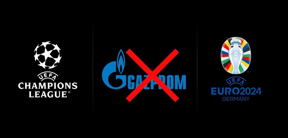 УЕФА разорвал спонсорское соглашение с «Газпромом»