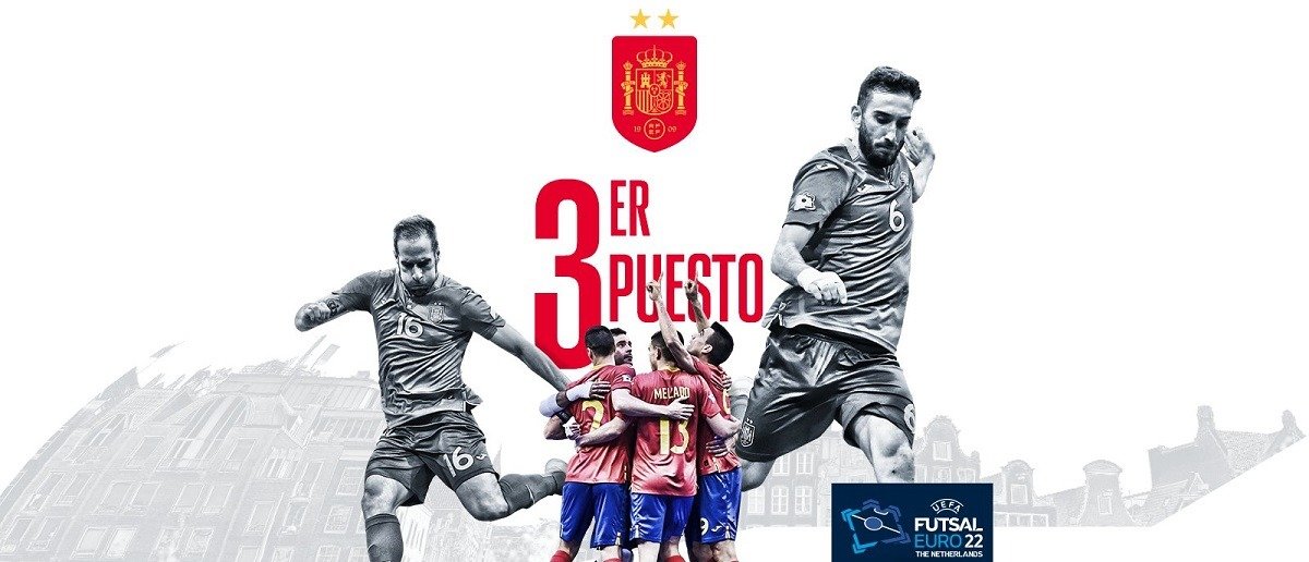 Сборная Испании пробилась в тройку лучших на двенадцатом Чемпионате Европы по мини-футболу подряд