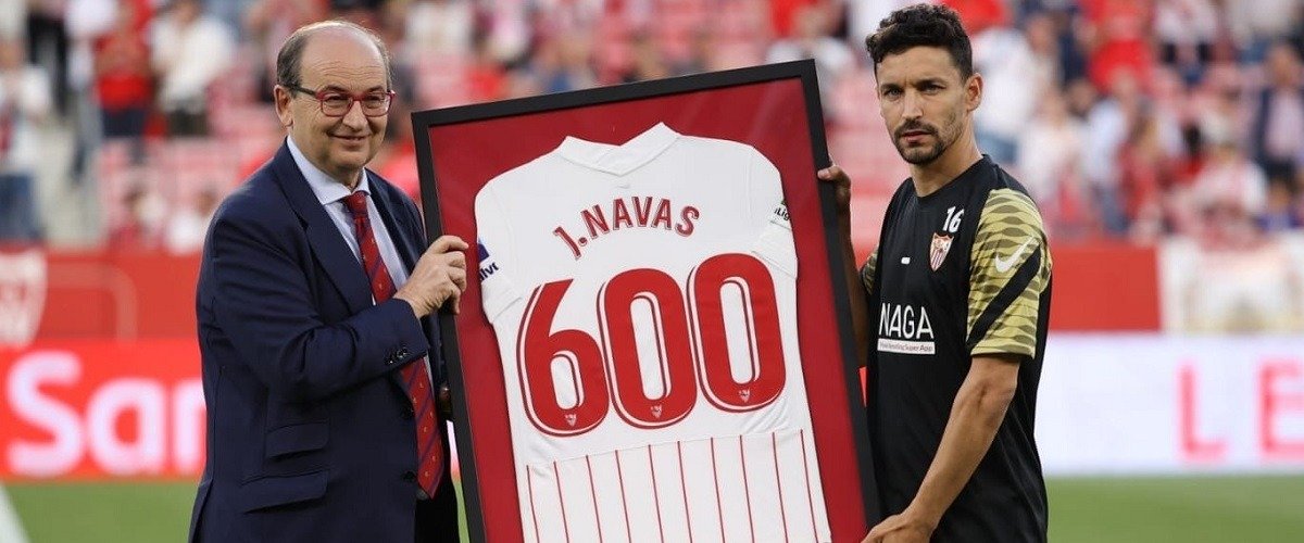 Единственный в своём роде: Хесус Навас провёл 600-й матч за «Севилью»