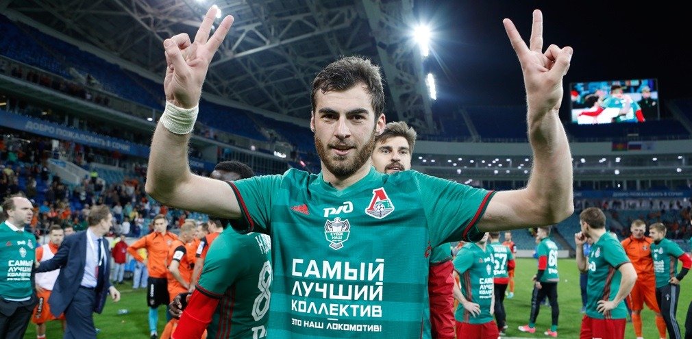 Бывший центральный защитник «Локомотива» Соломон Кверквелия нашёл себе новый клуб