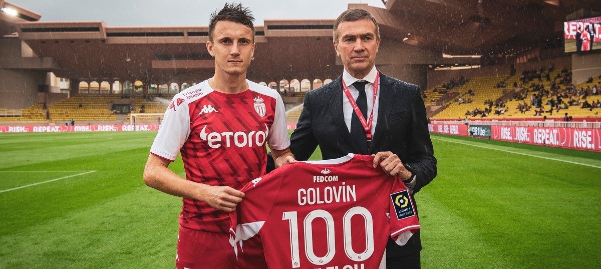 Александр Головин стал первым российским футболистом, сыгравшим 100 матчей во французской Лиге 1