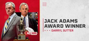 Darryl Sutter Jack Adams Award 2022