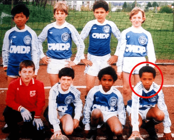 thierry henry childhood football