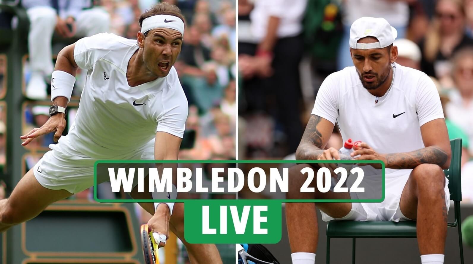 Wimbledon Nadal Kyrgios 2022 tennis