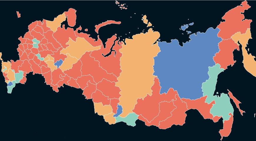Опубликован список регионов России, жители которых больше всех интересуются азартными играми