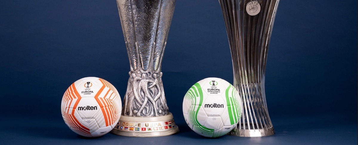 Представлены новые официальные мячи Лиги Европы и Лиги Конференций УЕФА