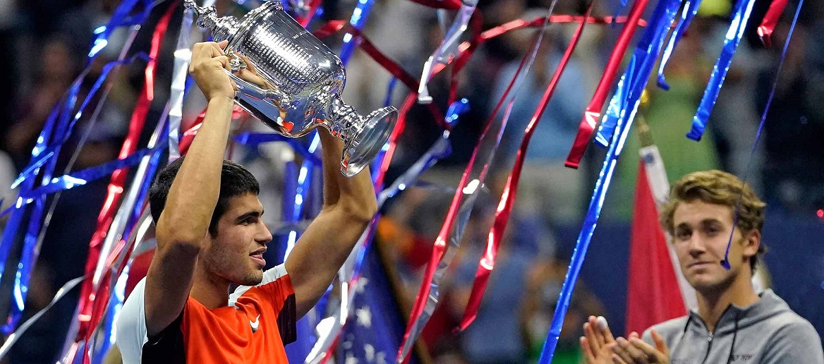 Карлос Алькарас добыл первый титул ТБШ в карьере, обыграв Каспера Рууда в финале US Open 2022