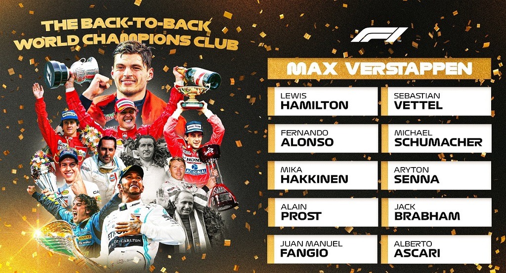 f1 back to back champs 2022