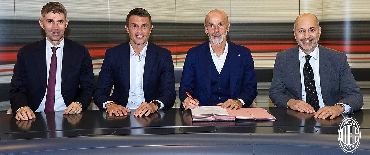Наставник «Милана» Стефано Пиоли заключил новый контракт с чемпионами Италии