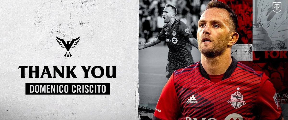 Итальянский защитник Доменико Кришито расторг контракт с «Торонто» и завершил карьеру футболиста