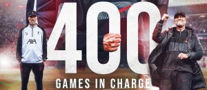 klopp 400 games liverpool cover