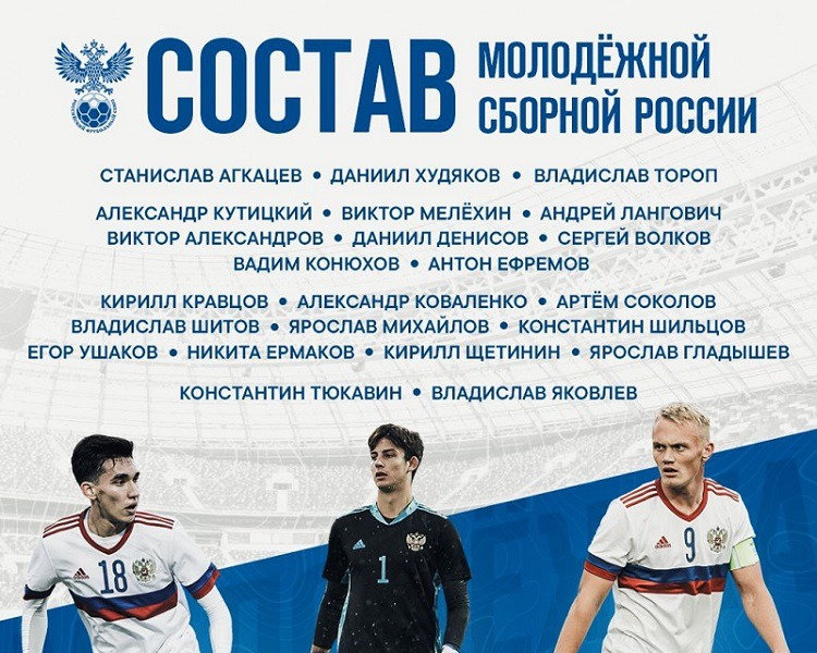 rus molodezka nov 2022 squad