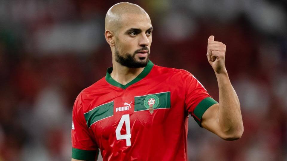 Sofyan Amrabat sbornaya marokko chm 2022 katar futbol