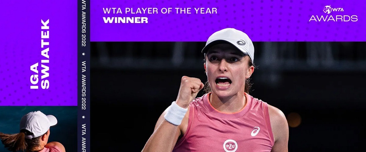 Женская теннисная ассоциация (WTA) начала раздачу наград по итогам 2022 года