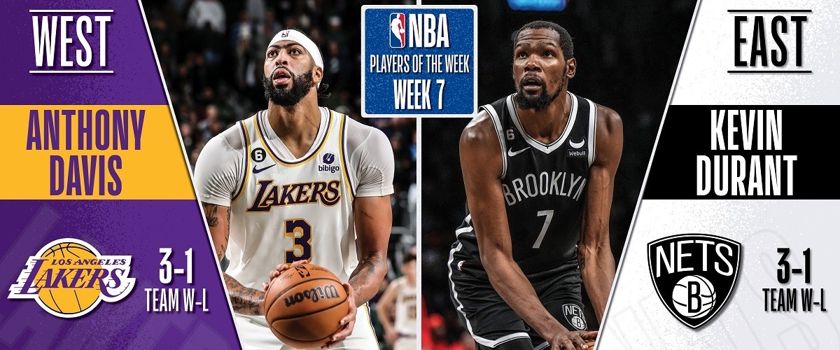 Названы лучшие игроки седьмой недели НБА сезона-2022/23