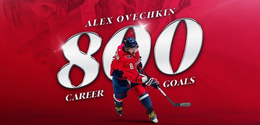 Александр Овечкин огорчил «Чикаго» хет-триком и достиг отметки в 800 шайб в регулярках НХЛ