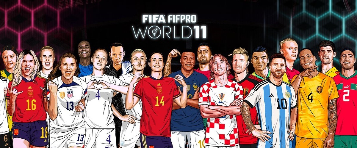 Определены символические сборные года в мужском и женском футболе по версии FIFPro