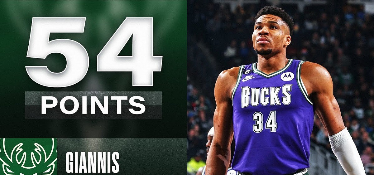 giannis 54 points ag clippers