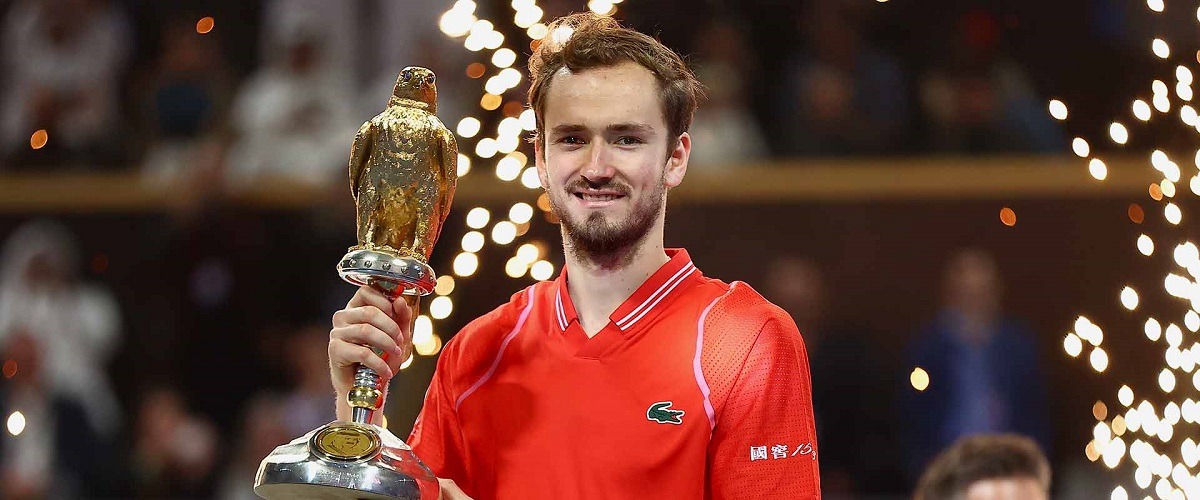 Даниил Медведев первым в 2023 году выиграл два турнира подряд на уровне ATP тура