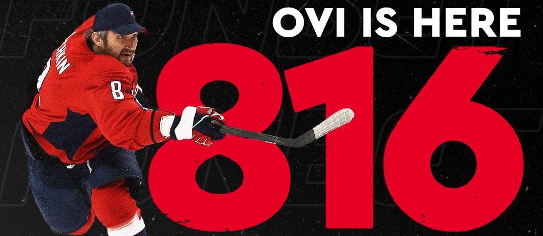Александр Овечкин вернулся в офис: 816-й гол в НХЛ и 169-й огорчённый голкипер