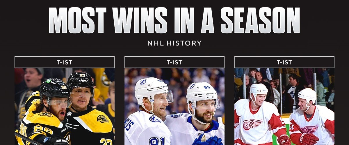«Бостон» повторил рекорд НХЛ по числу побед в регулярном сезоне