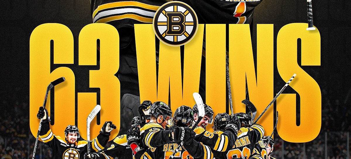 «Бостон» установил новый рекорд НХЛ по числу побед в регулярном сезоне
