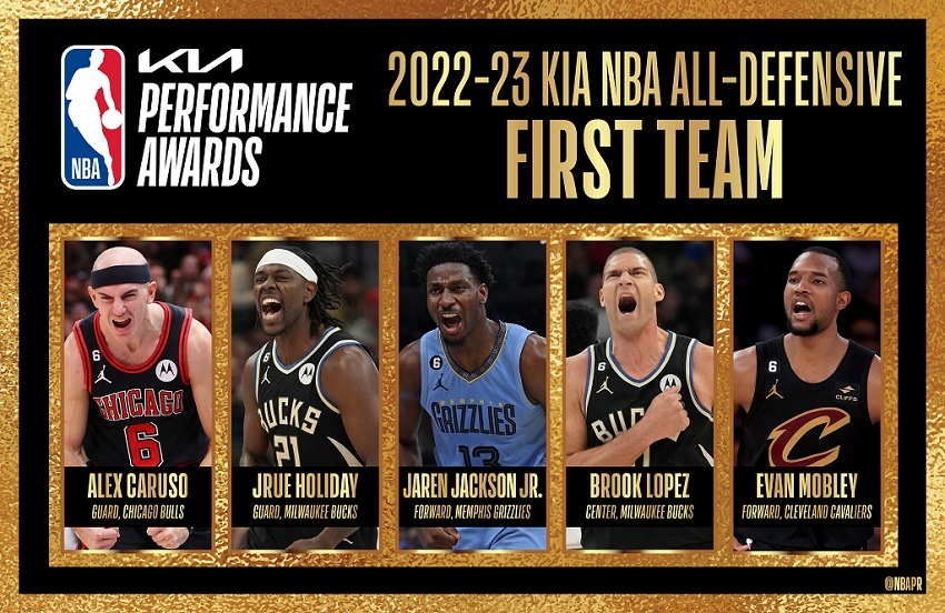 NBA All Defensive First Team 2023