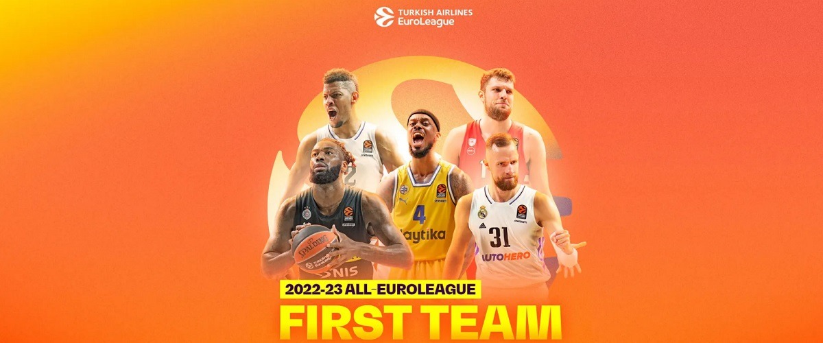 Определена сборная всех звёзд баскетбольной Евролиги сезона-2022/23