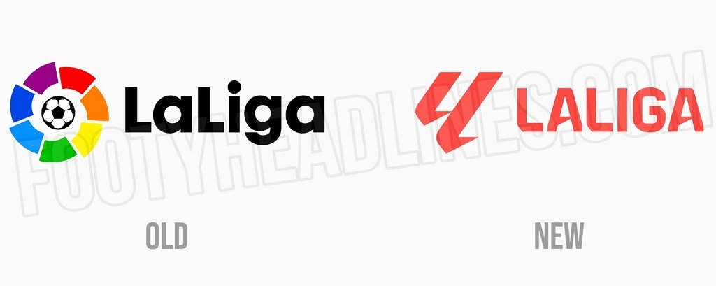 la liga old new logo