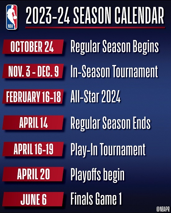 nba 2023 24 dates